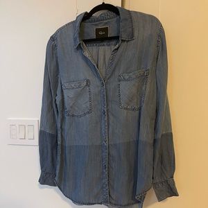 Rails over sized denim shirt